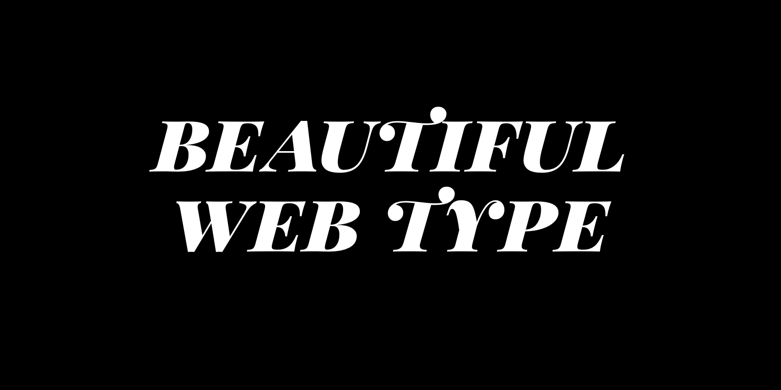 (c) Beautifulwebtype.com