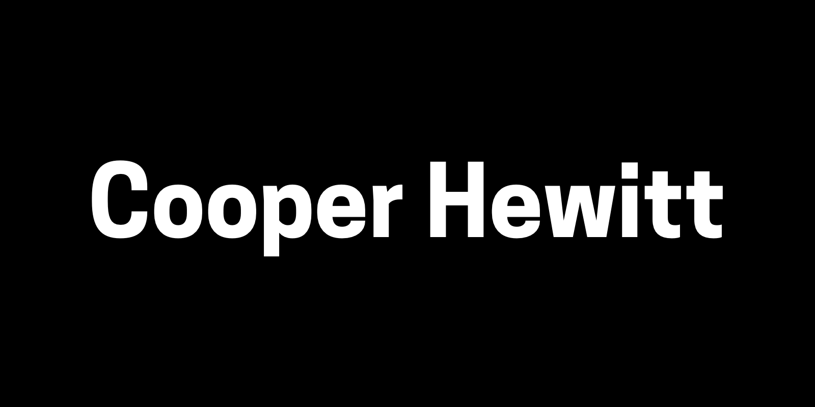 Cooper Hewitt by Chester Jenkins