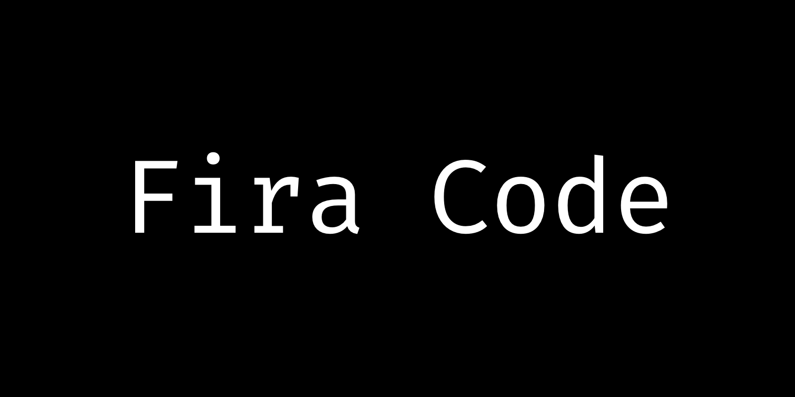 Fira Code by Nikita Prokopov